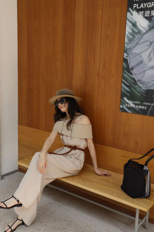 Jovanne Off Shoulder Jumpsuit