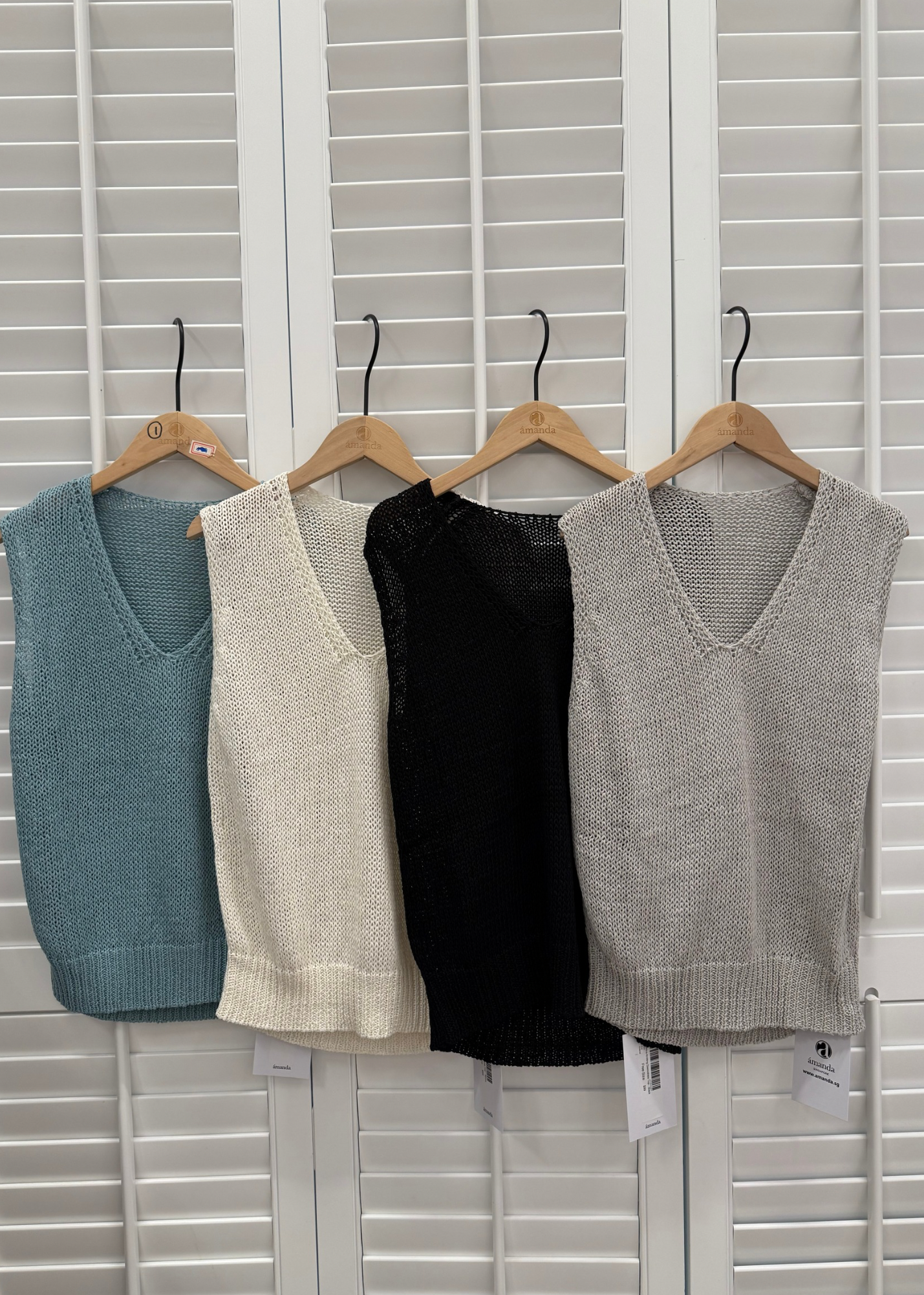 Evelina Knitting Sleeveless Top