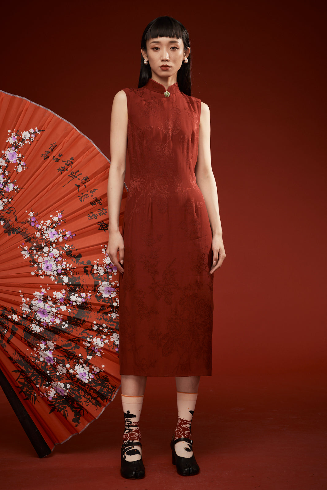 SiTu Mandarin Collar Shift Dress – Amanda Fashion Gallery