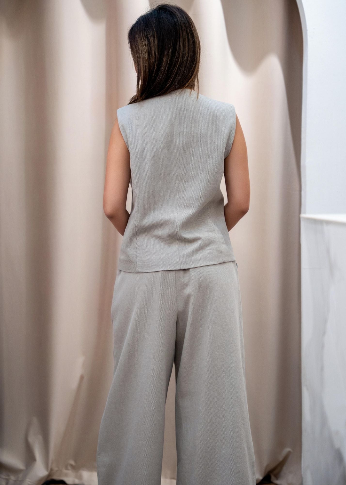 Margot Front Button Vest