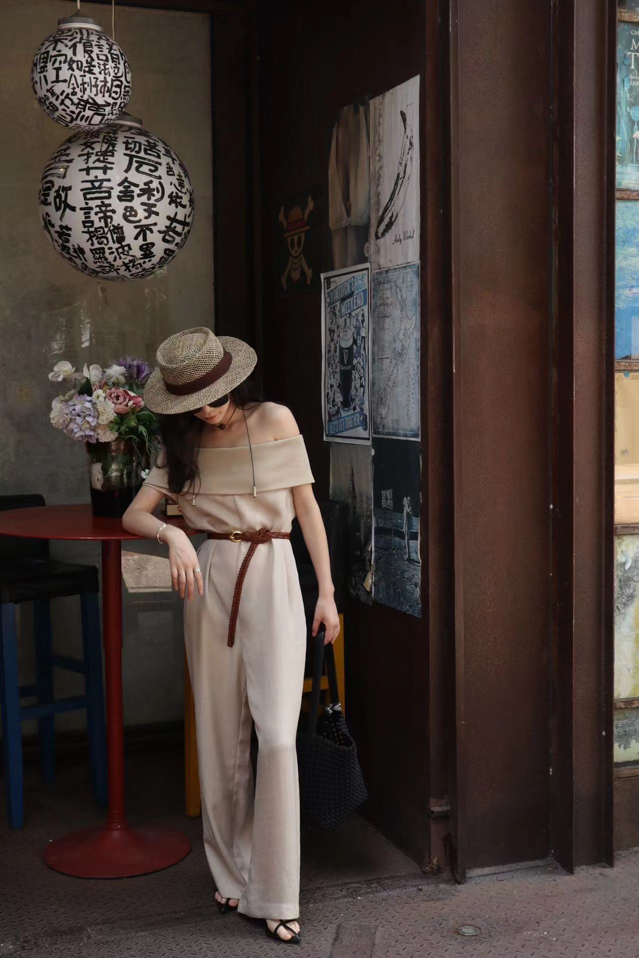 Jovanne Off Shoulder Jumpsuit