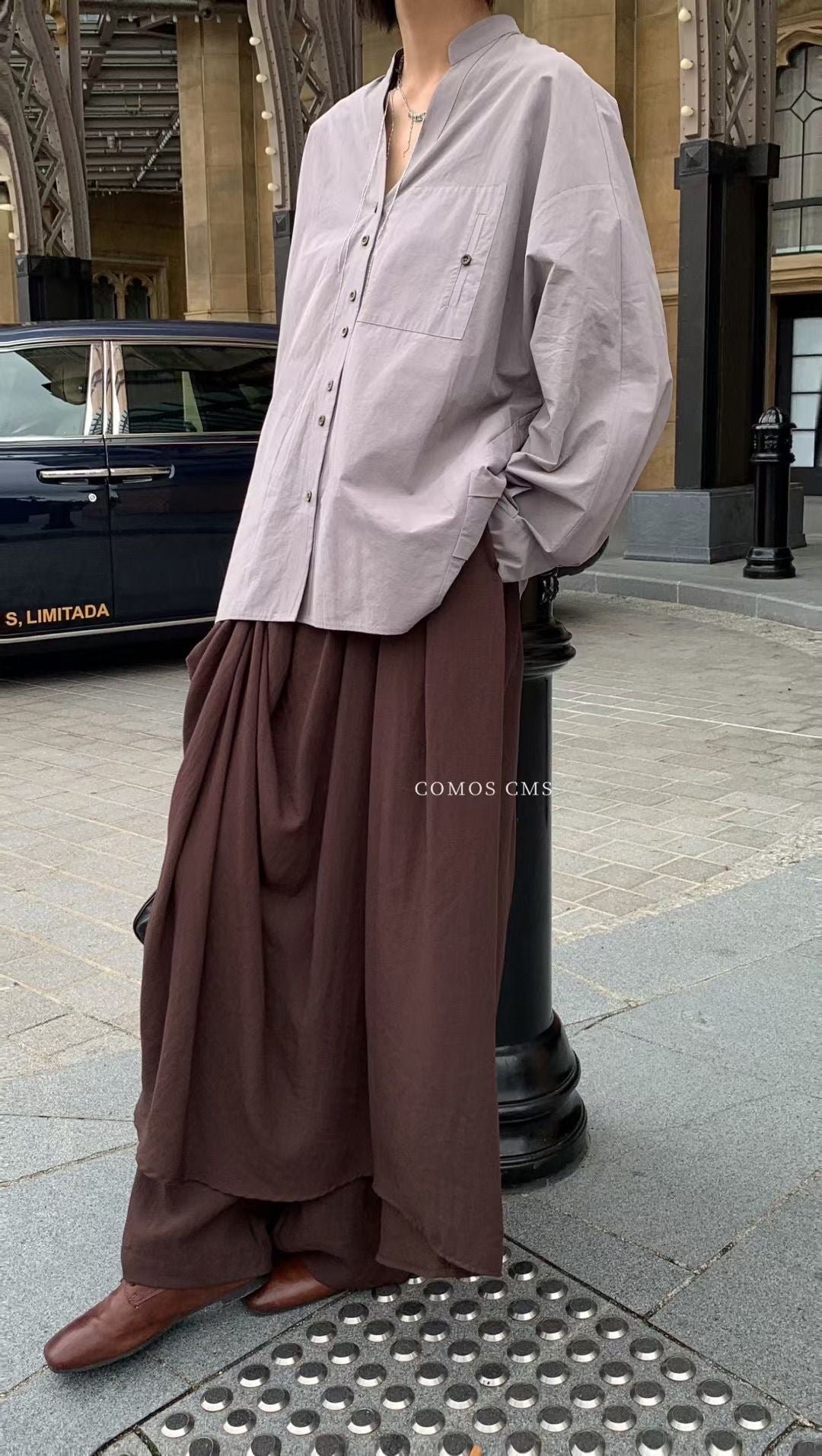 Fern Asymmetrical Palazzo Culottes