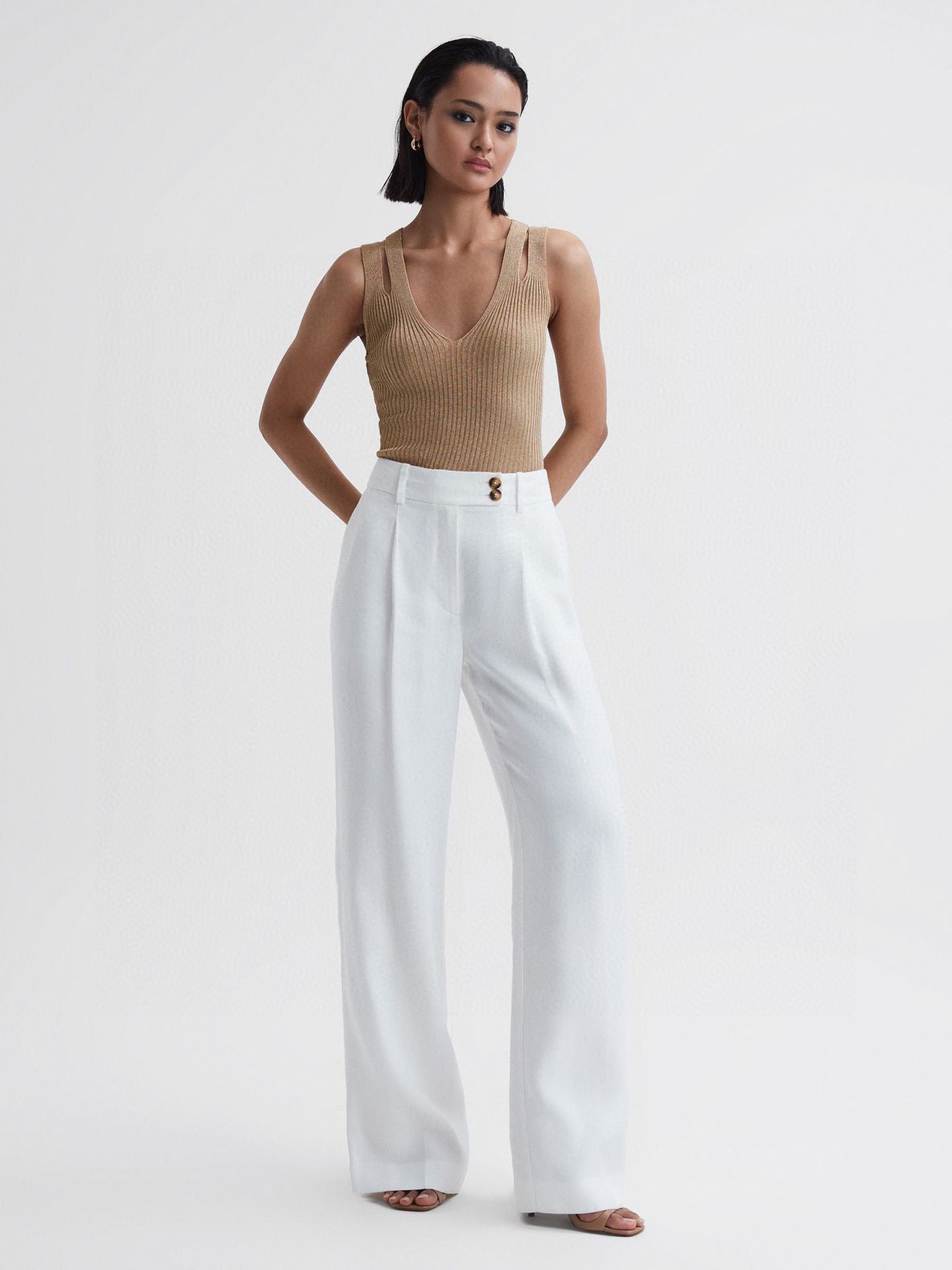 Winona Double Strap Sleeveless Tank Top