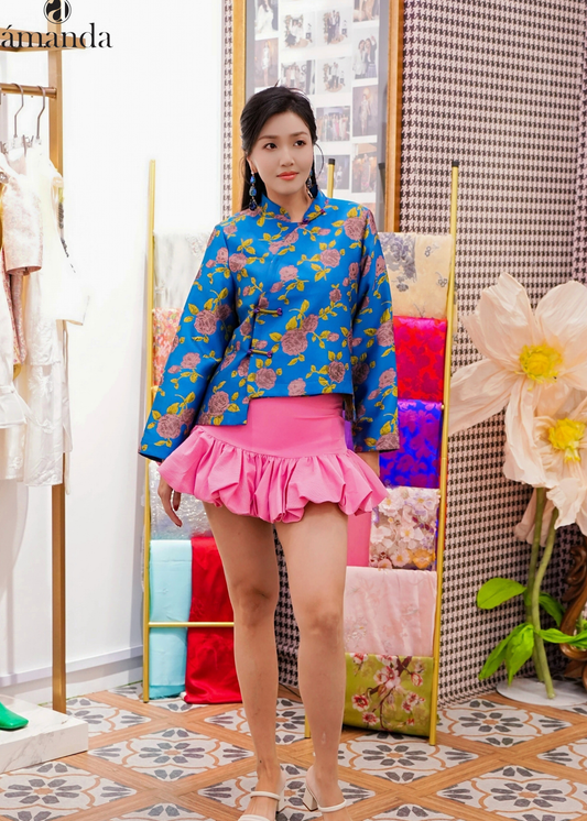 Ling Silk Brocade Oriental Jacket