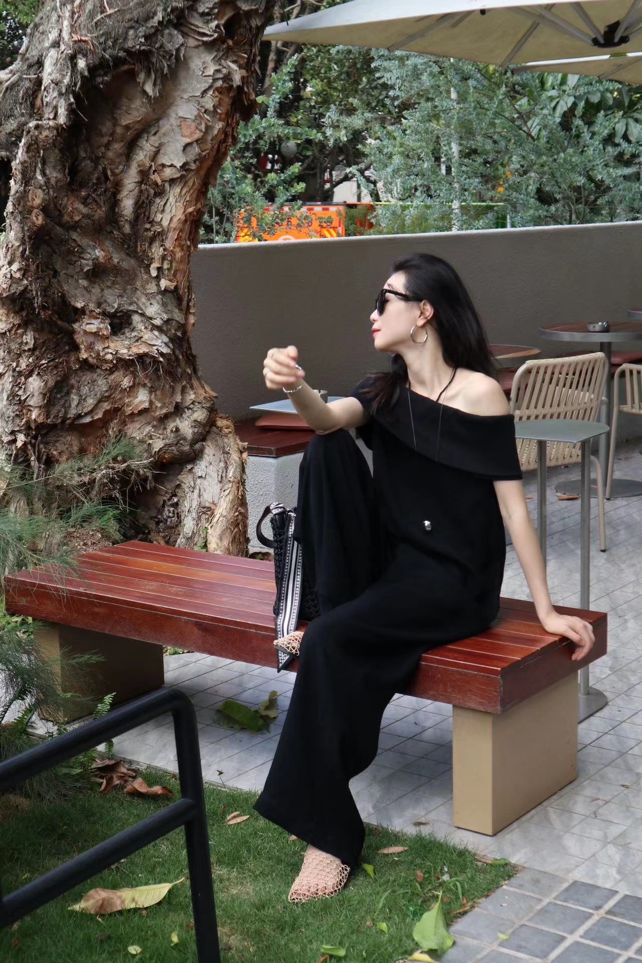 Jovanne Off Shoulder Jumpsuit