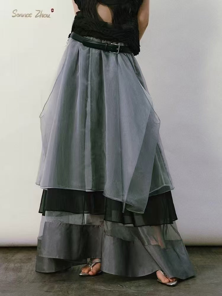 Kailani Asymmetrical Layer Skirt