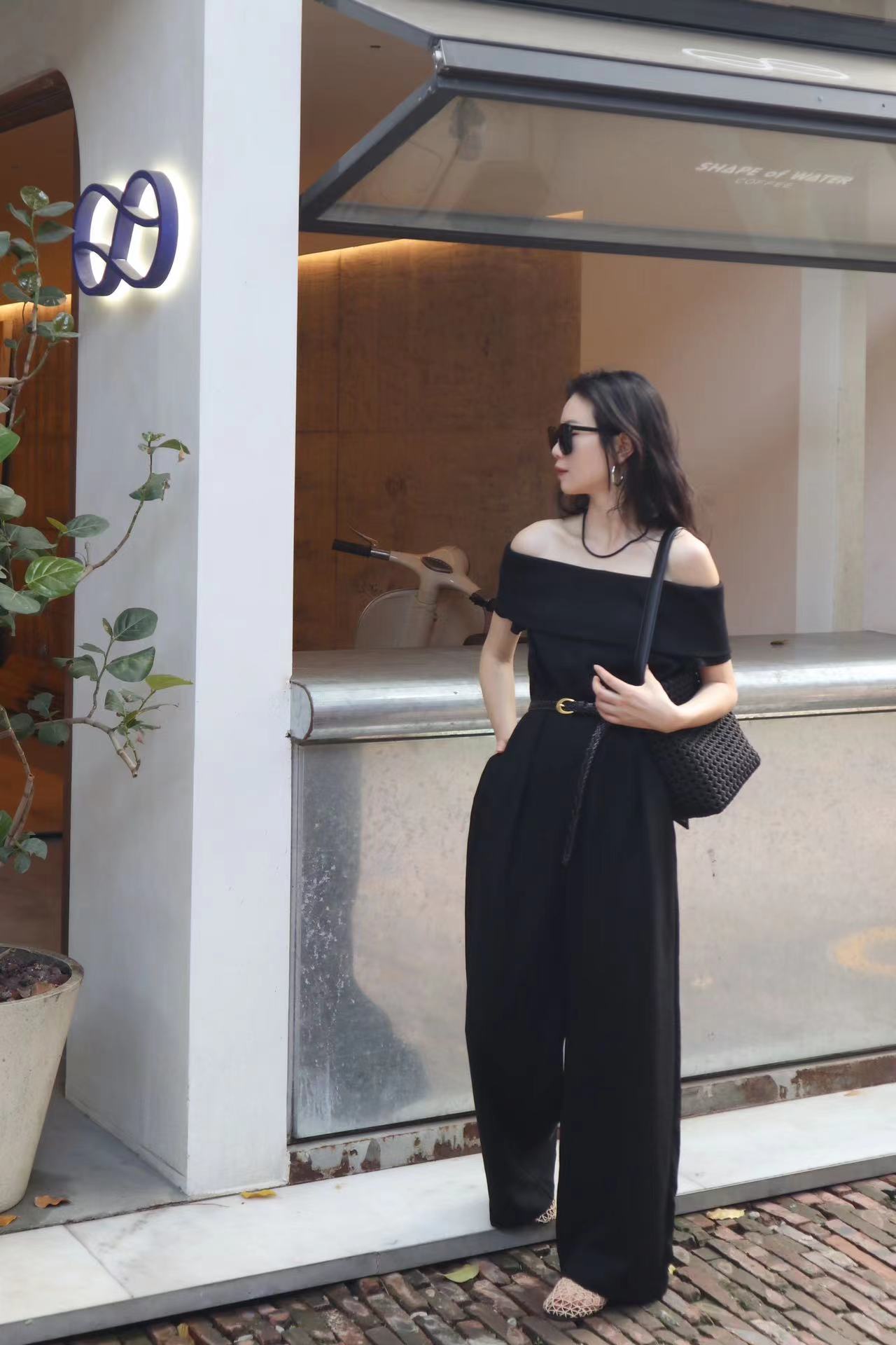 Jovanne Off Shoulder Jumpsuit