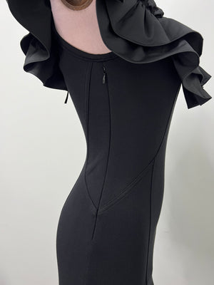 Octavia Ruffle Frills Mini Dress