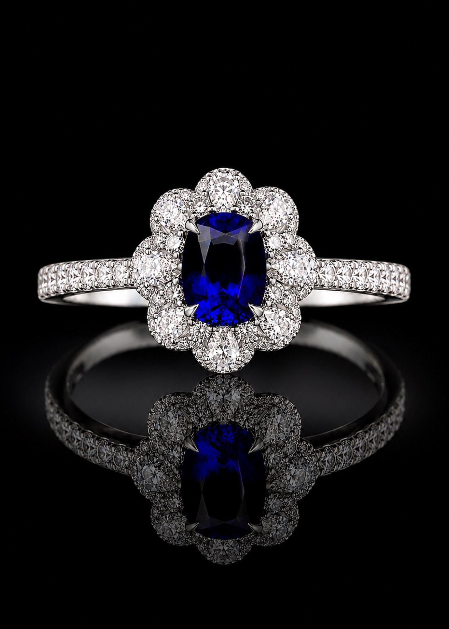 Étoile Azure Sapphire Rings