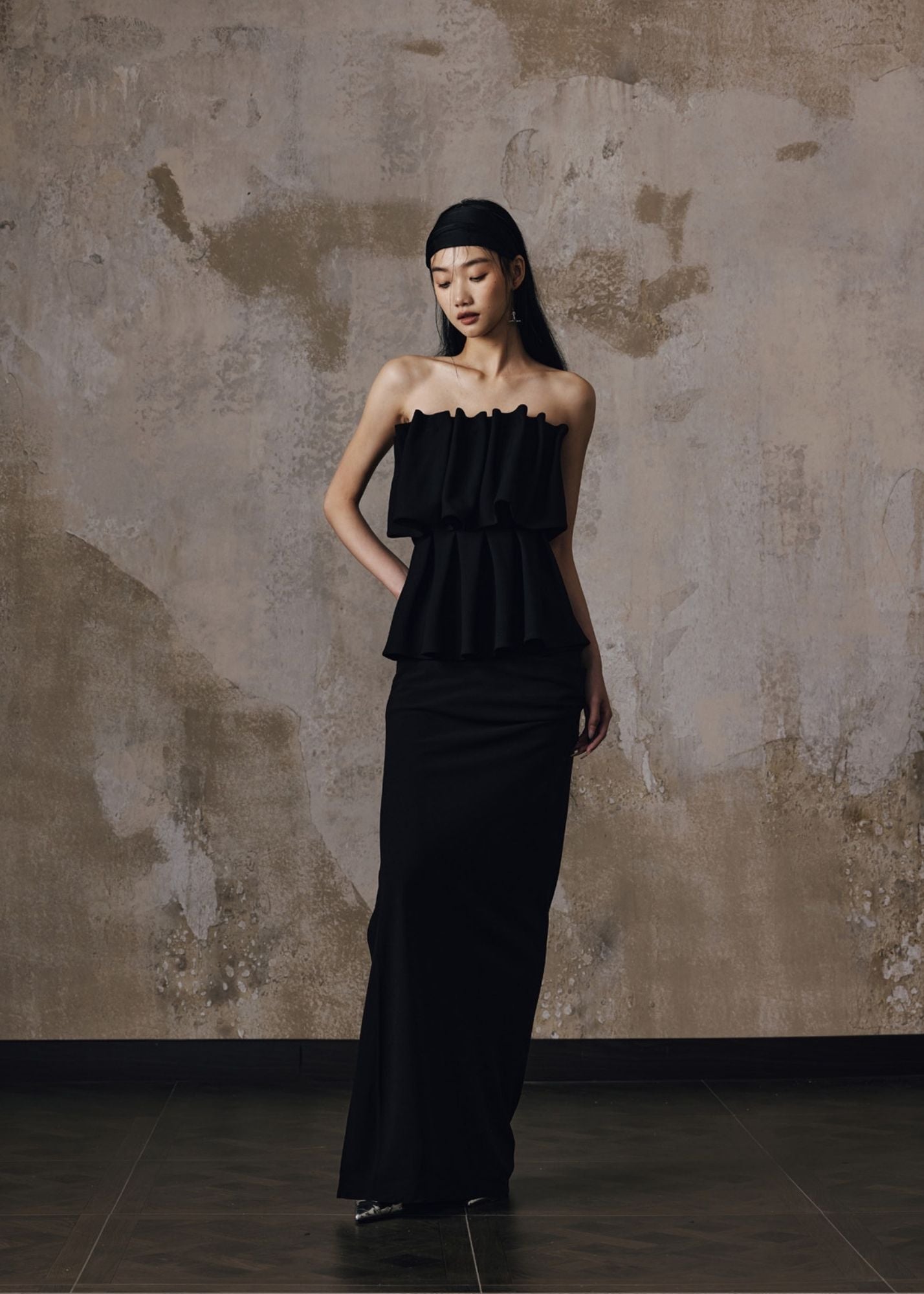 Sophie Pleated Tube Top