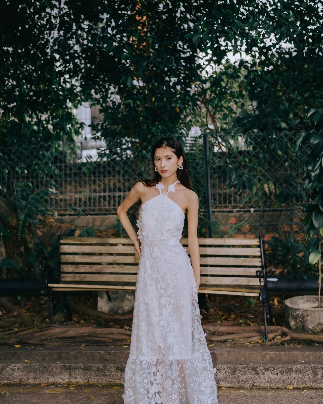 custom made maxi dress Custom Made] Brea Halter Neck Maxi Dress – Amanda Fashion Gallery