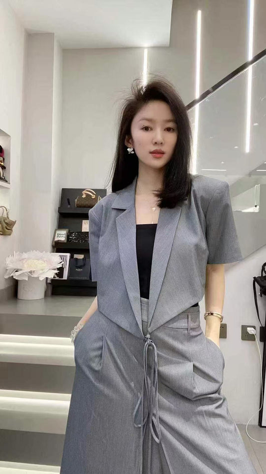 Millie Puff Sleeve Blazer + Pant Sets