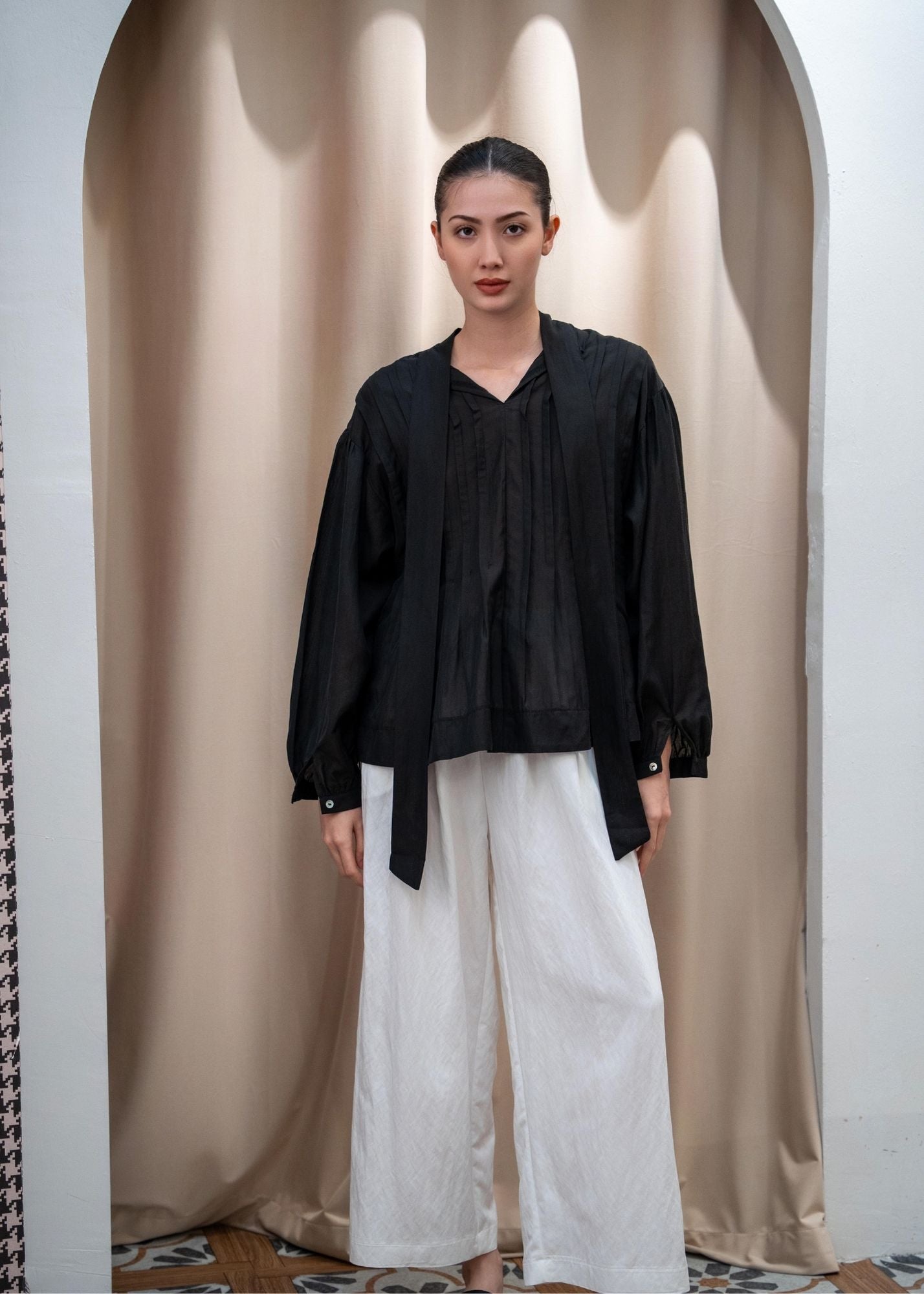Esme Pleated Blouse
