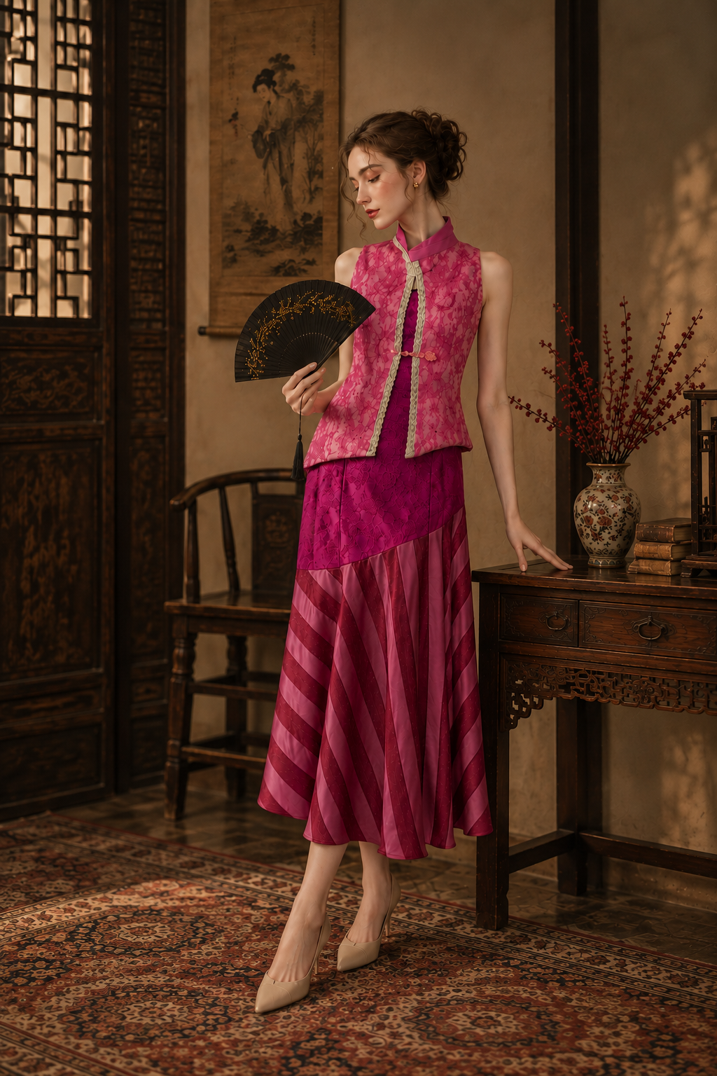 ROSE HERITAGE VEST · 绯华雅韵