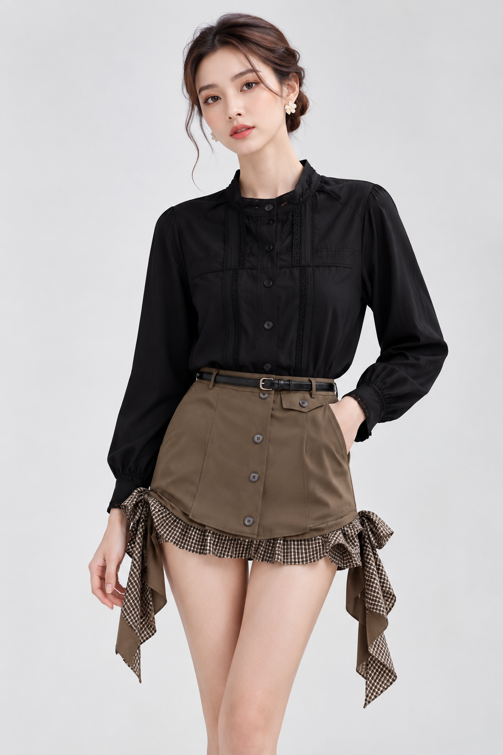 Aleksandra Ruffle Skirt