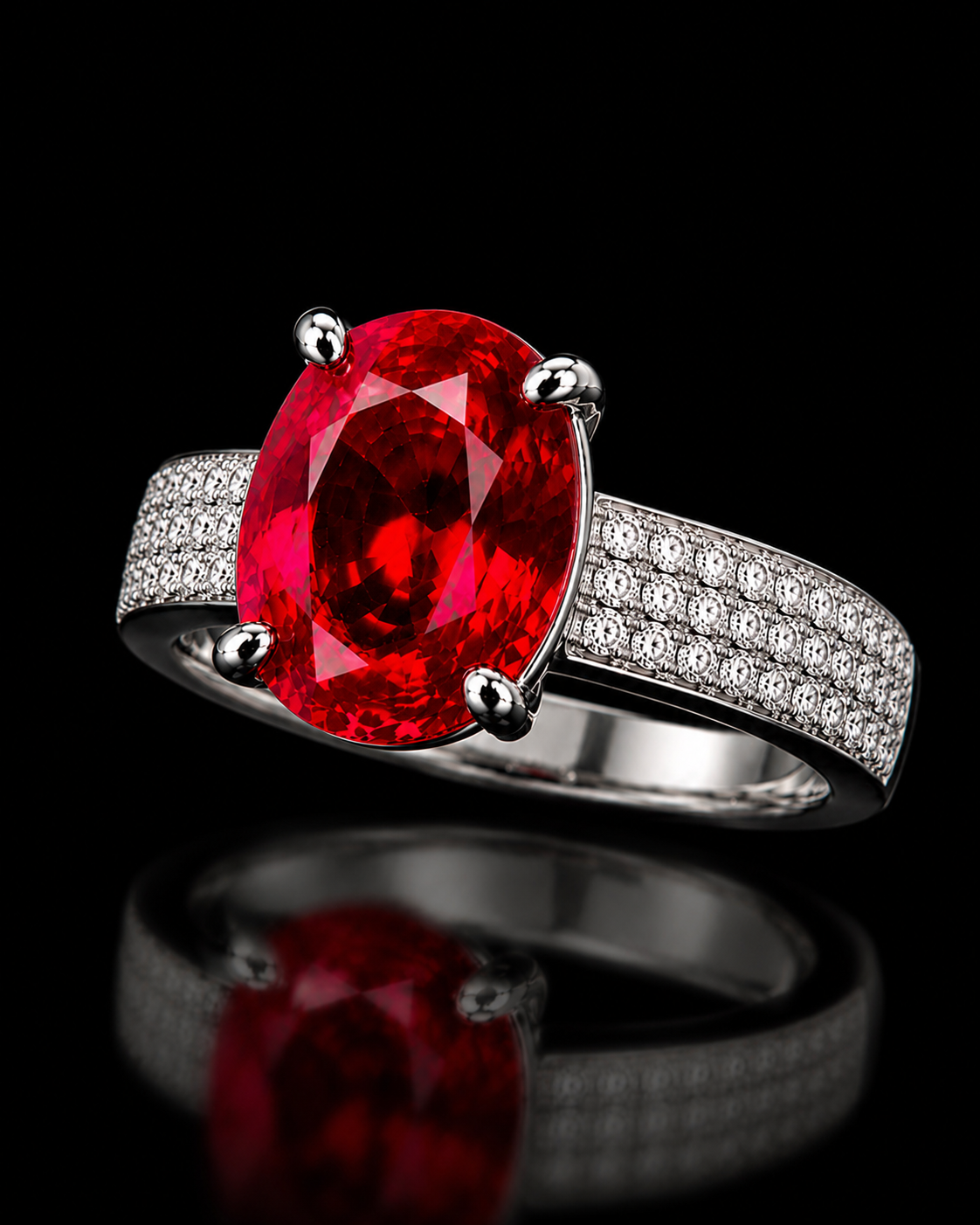 Eternal Scarlet Ruby Ring