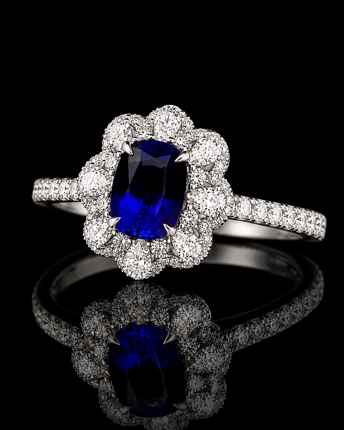 Étoile Azure Sapphire Rings