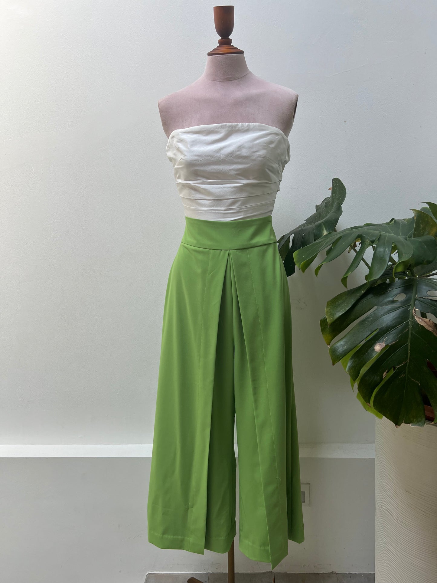 IYKYK Eléa Fold Pleated Front Wide Leg Pants