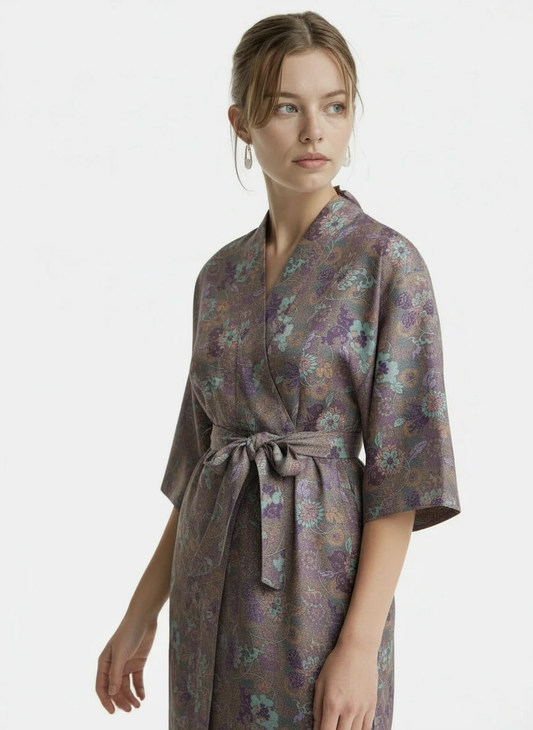 Yue Kimono Mulberry Silk Top