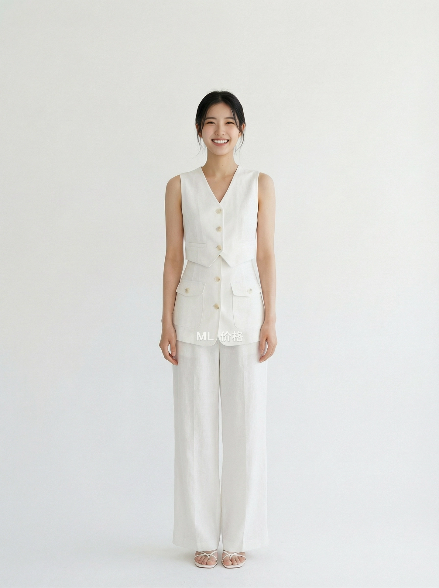 Alexia Front Pocket Vest + Pant