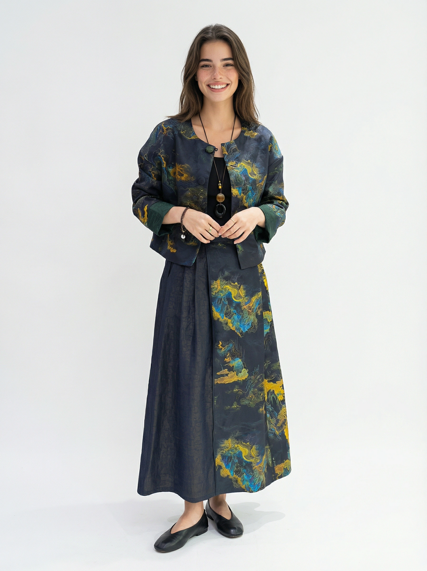 Chao-Xing Ma Mian Skirt