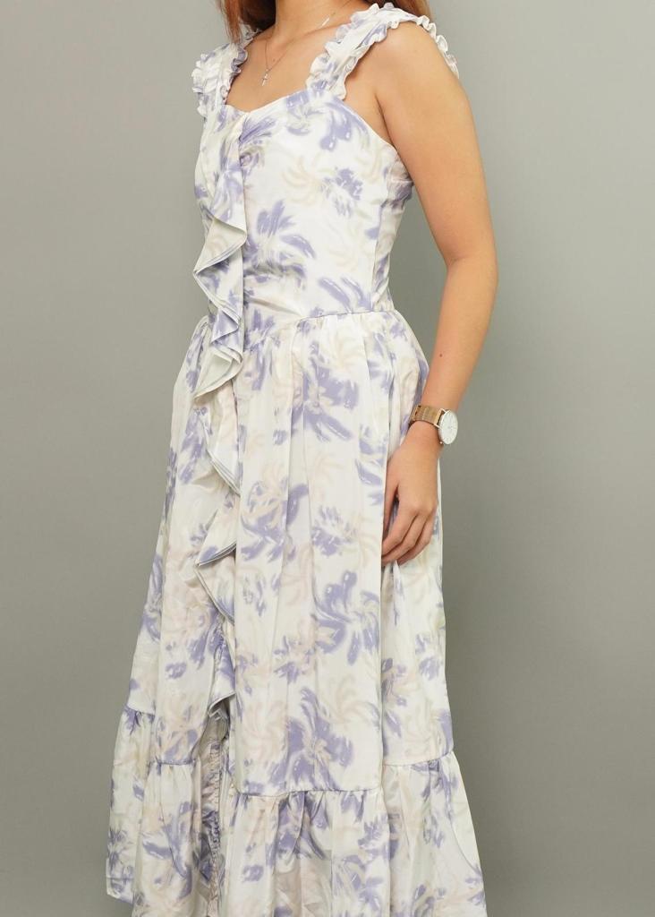 Petra Ruffle Frills Strap Dress
