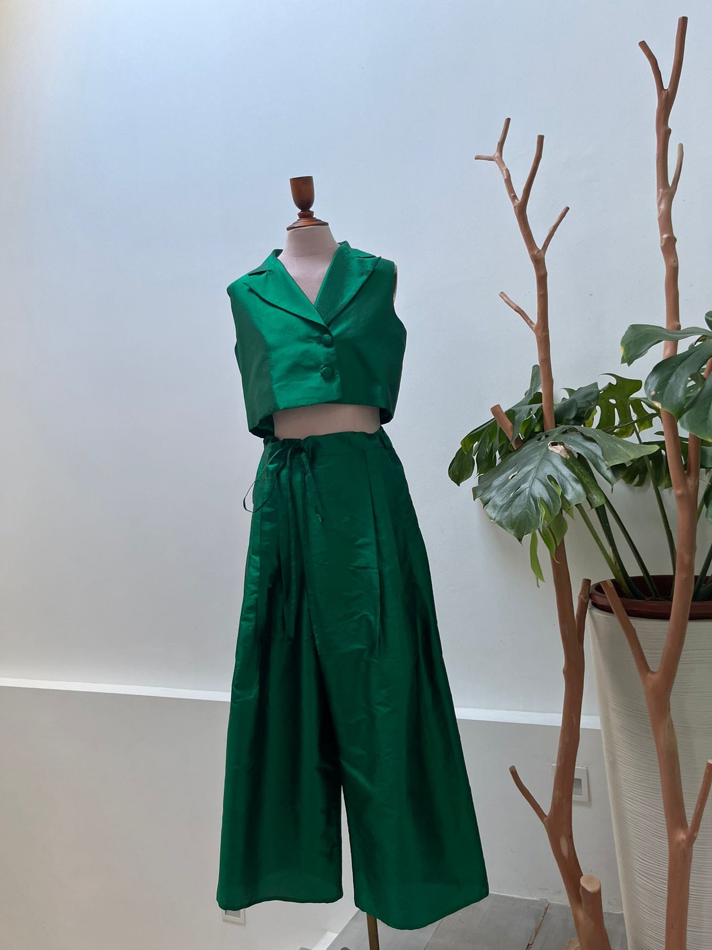 IYKYK Thai Silk Crop Vest