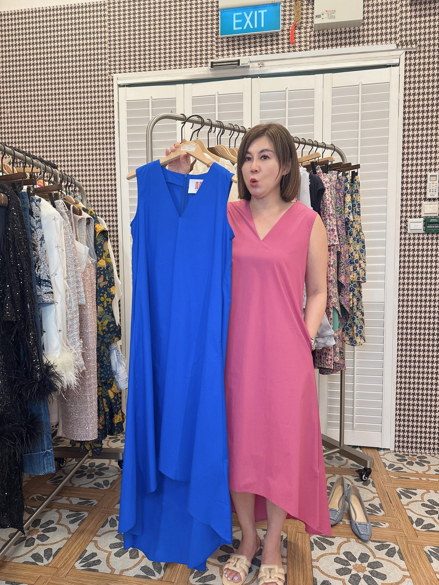 Yesenia Sleeveless Asymmetrical Dress