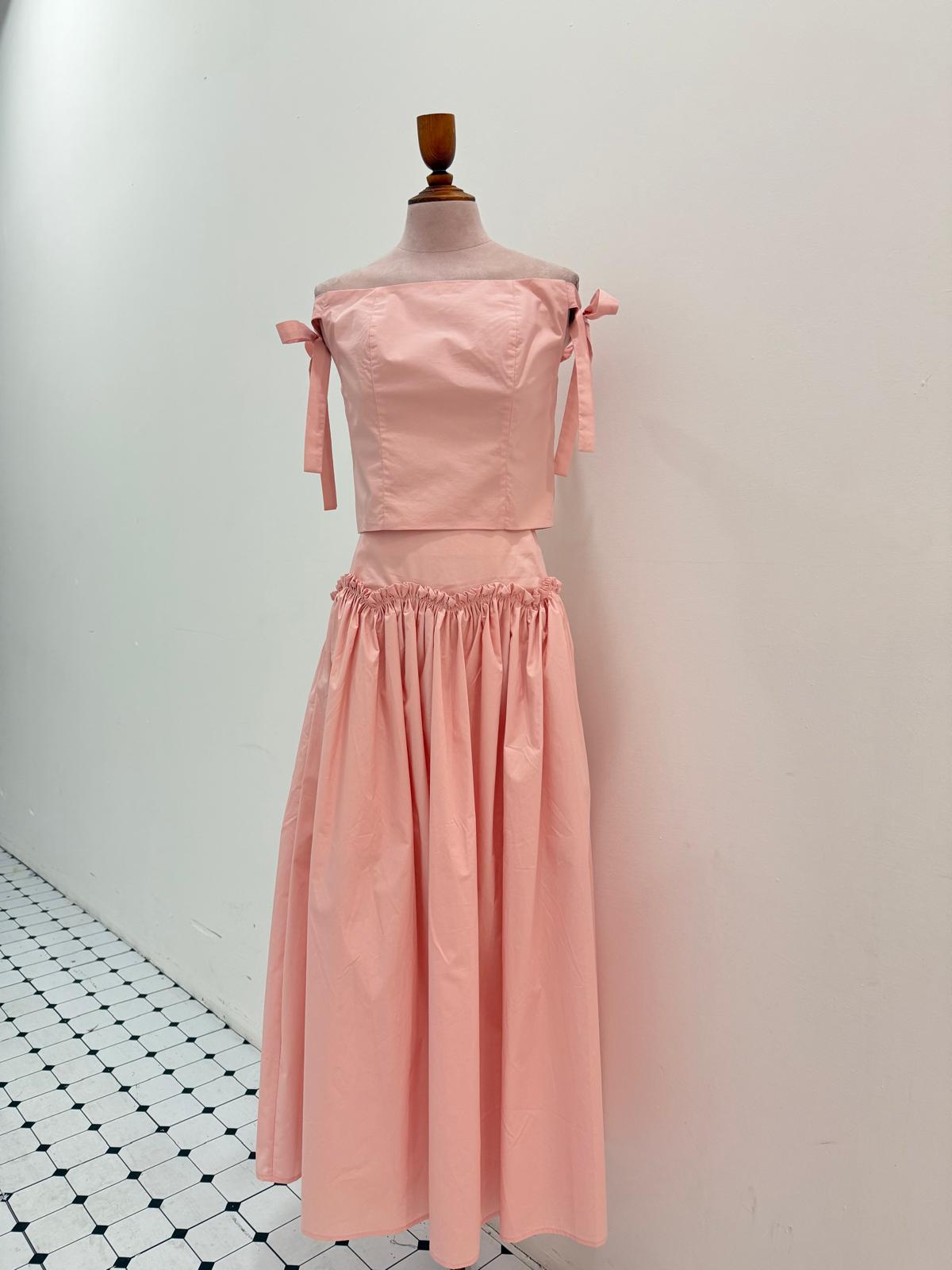 Amara Sleeveless Crop Top + High Waist Skirt - Suitset