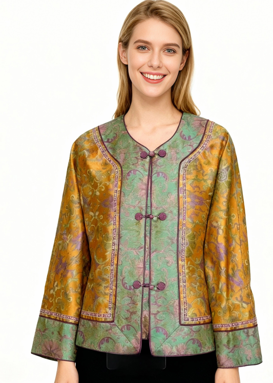 Shu Hua Embroidery Long Sleeve Jacket