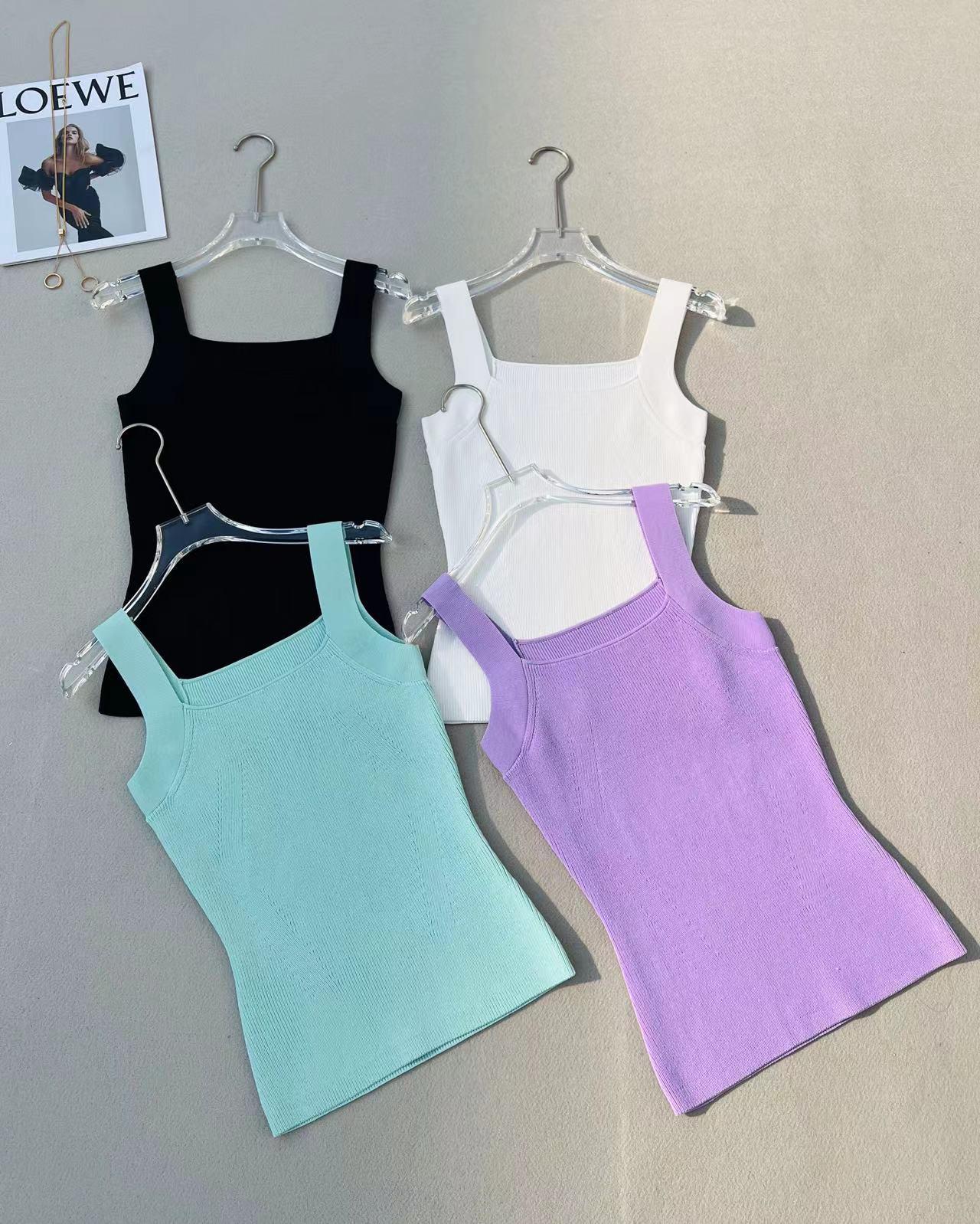 Evita Square Neck Tank Top