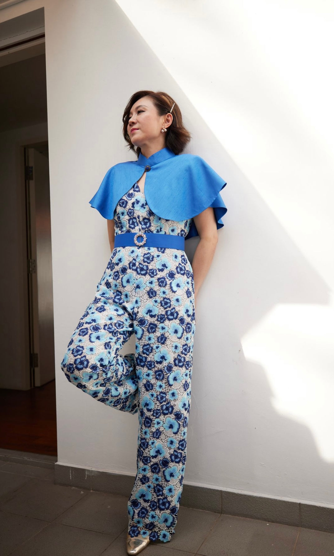 Scilla Siberica Silk Shawl