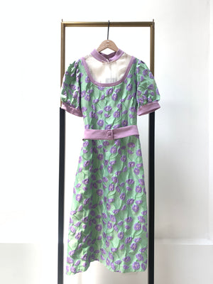 Mimosa Puffy Sleeve Long Dress