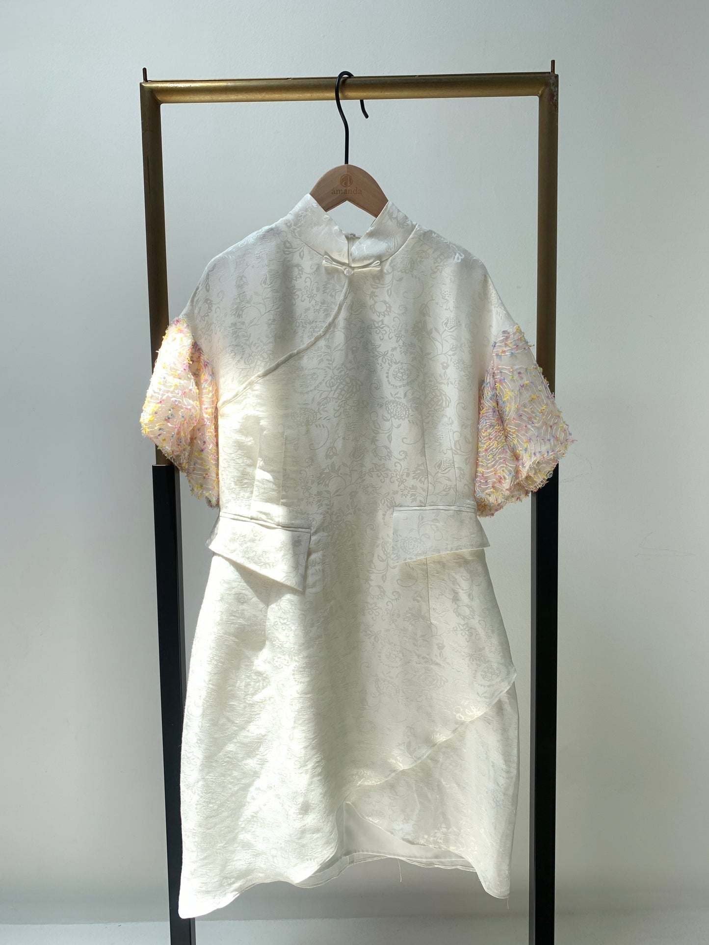 Primrose Cross Mini Cheongsam