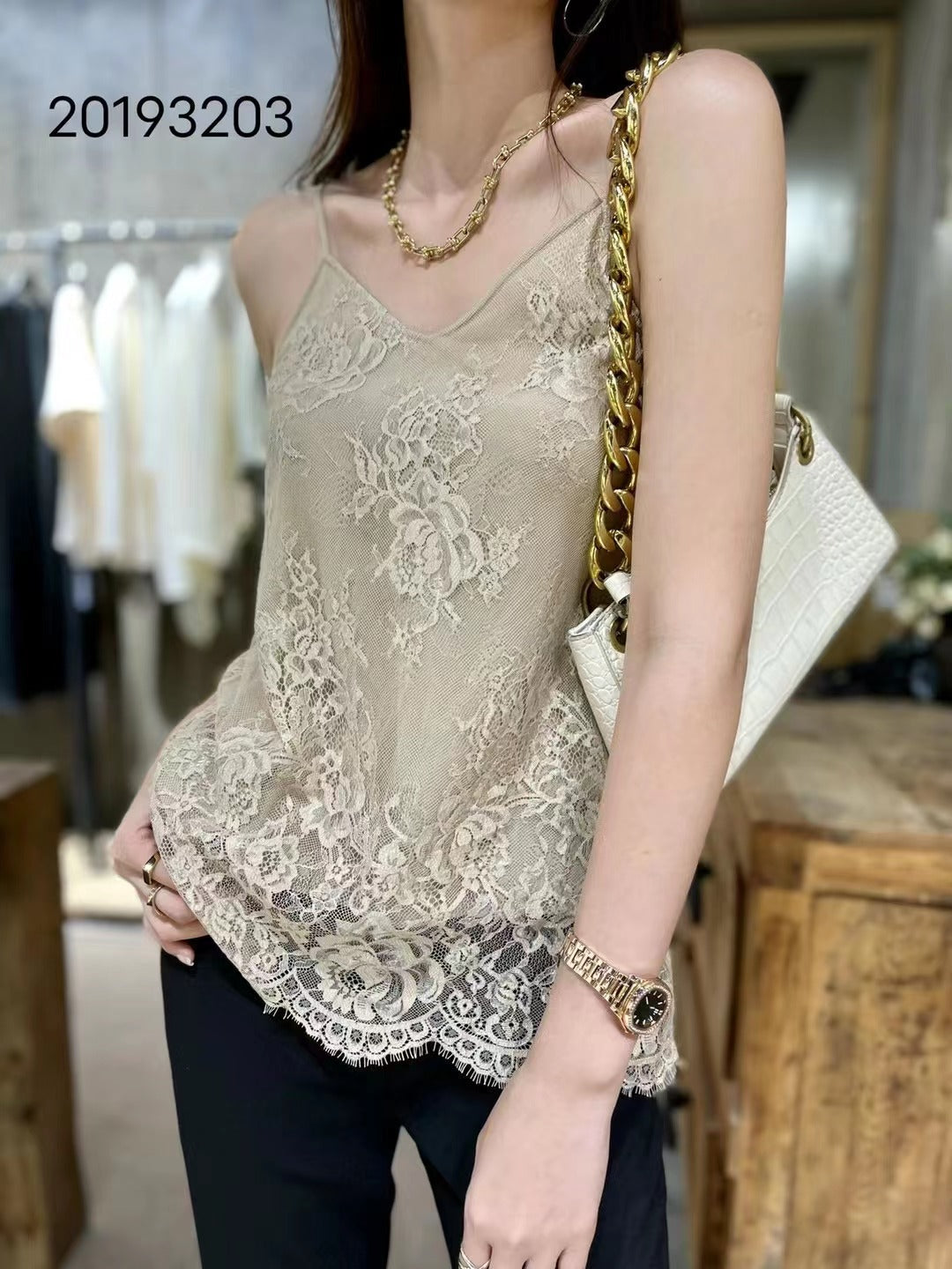 Blissany Lace Cami Top