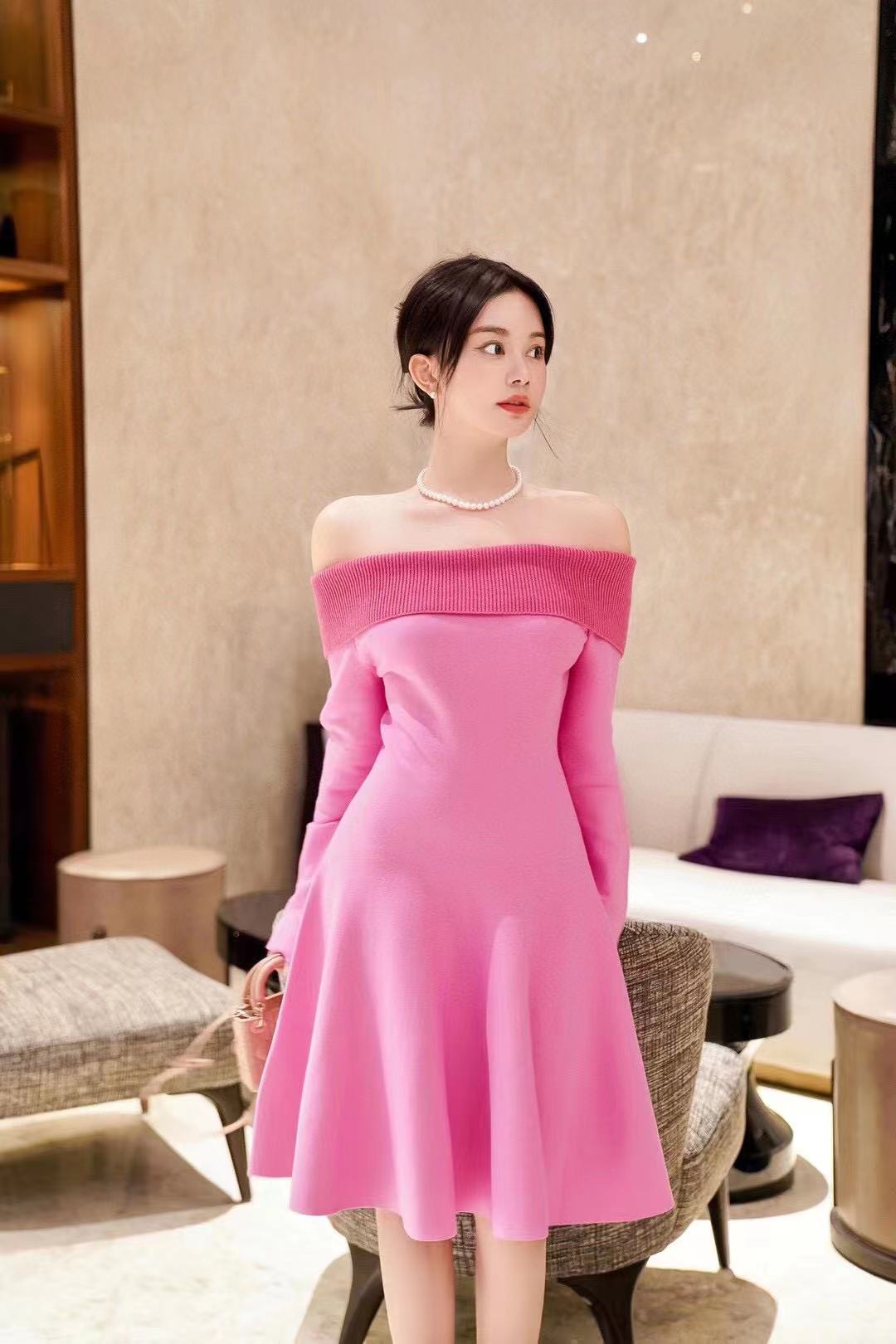 Arabella Off Shoulder Knitted Dress Amanda Fashion Gallery Arabella Off Shoulder Knitted Dress Amanda Fashion Gallery