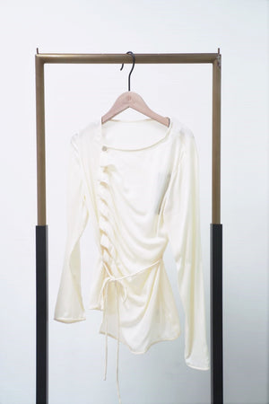 Alcott Asymmetrical Silk Blouse