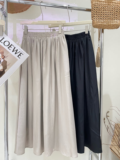 Azalea Elastic Waist Round Skirt