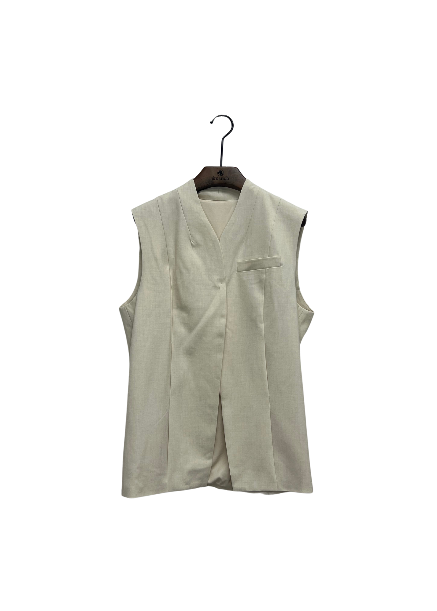 Leia Single Button Vest