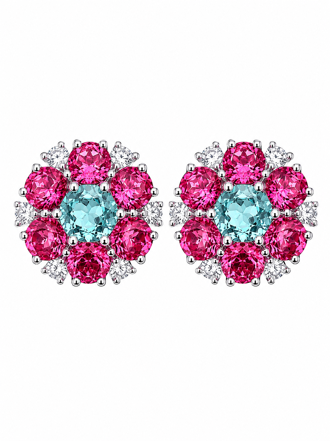 Jardin Rosé Lab-Grown Sapphire Earrings
