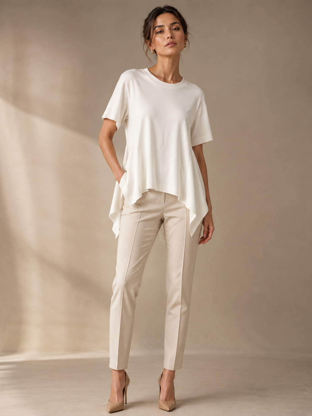 Asymmetrical Round Top