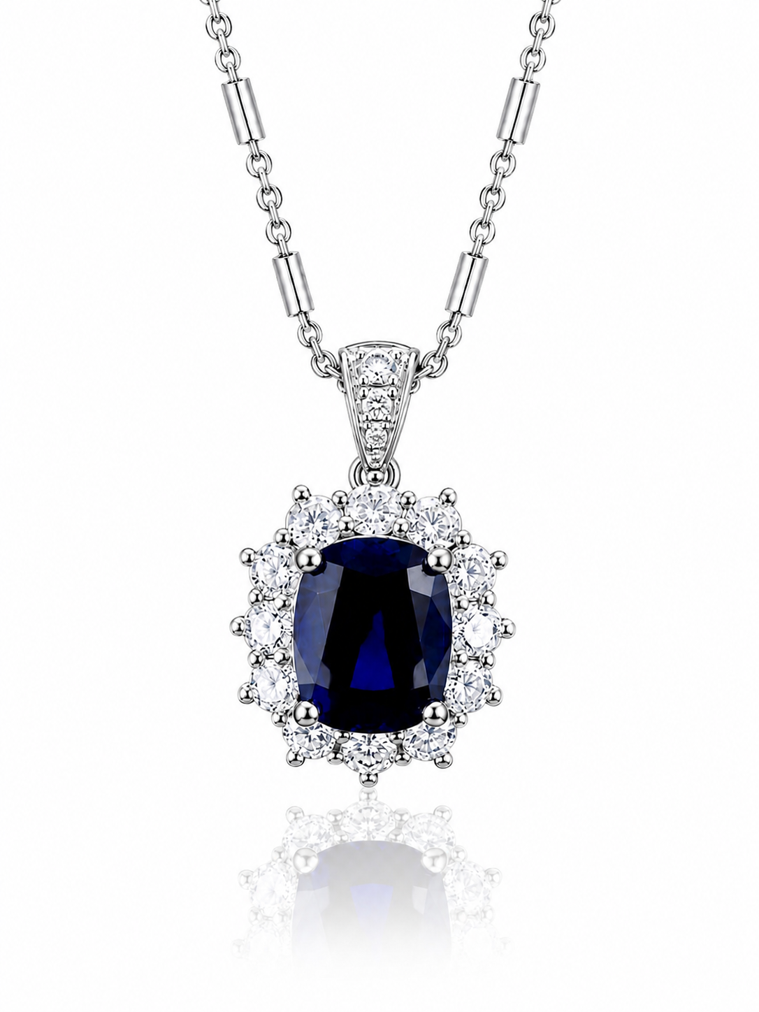 Royal Éclat Lab-Grown Sapphire Pendant
