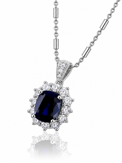 Royal Éclat Lab-Grown Sapphire Pendant