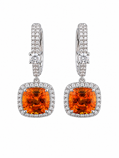 Ember Glow Lab-Grown Fanta Earrings