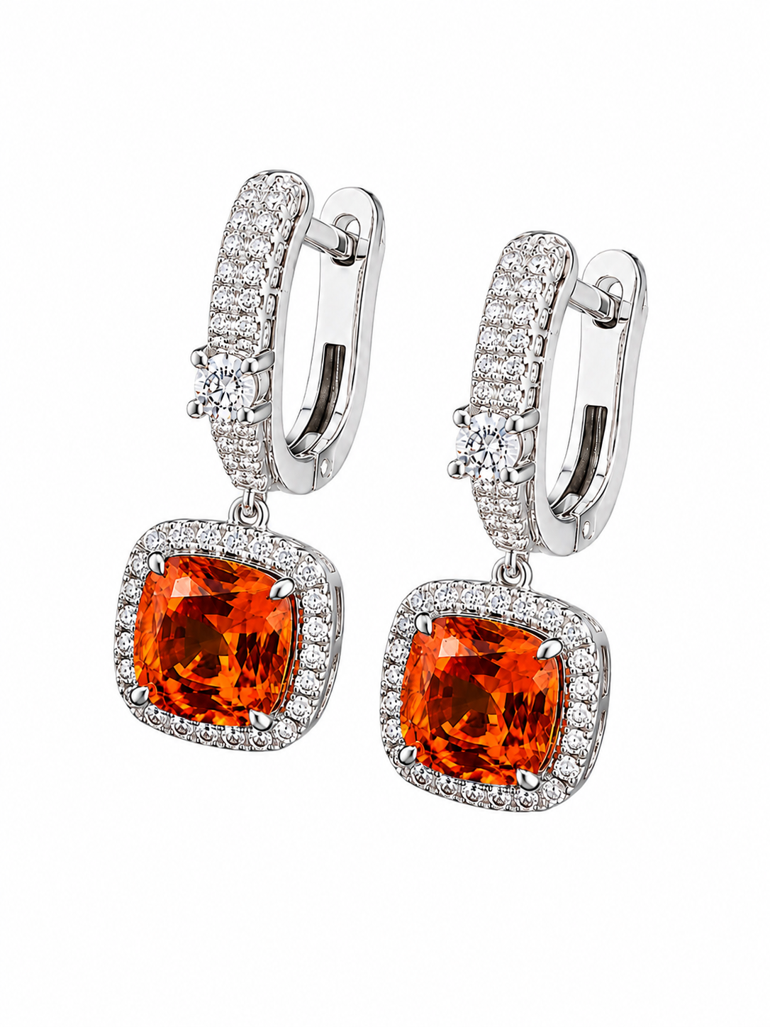 Ember Glow Lab-Grown Fanta Earrings