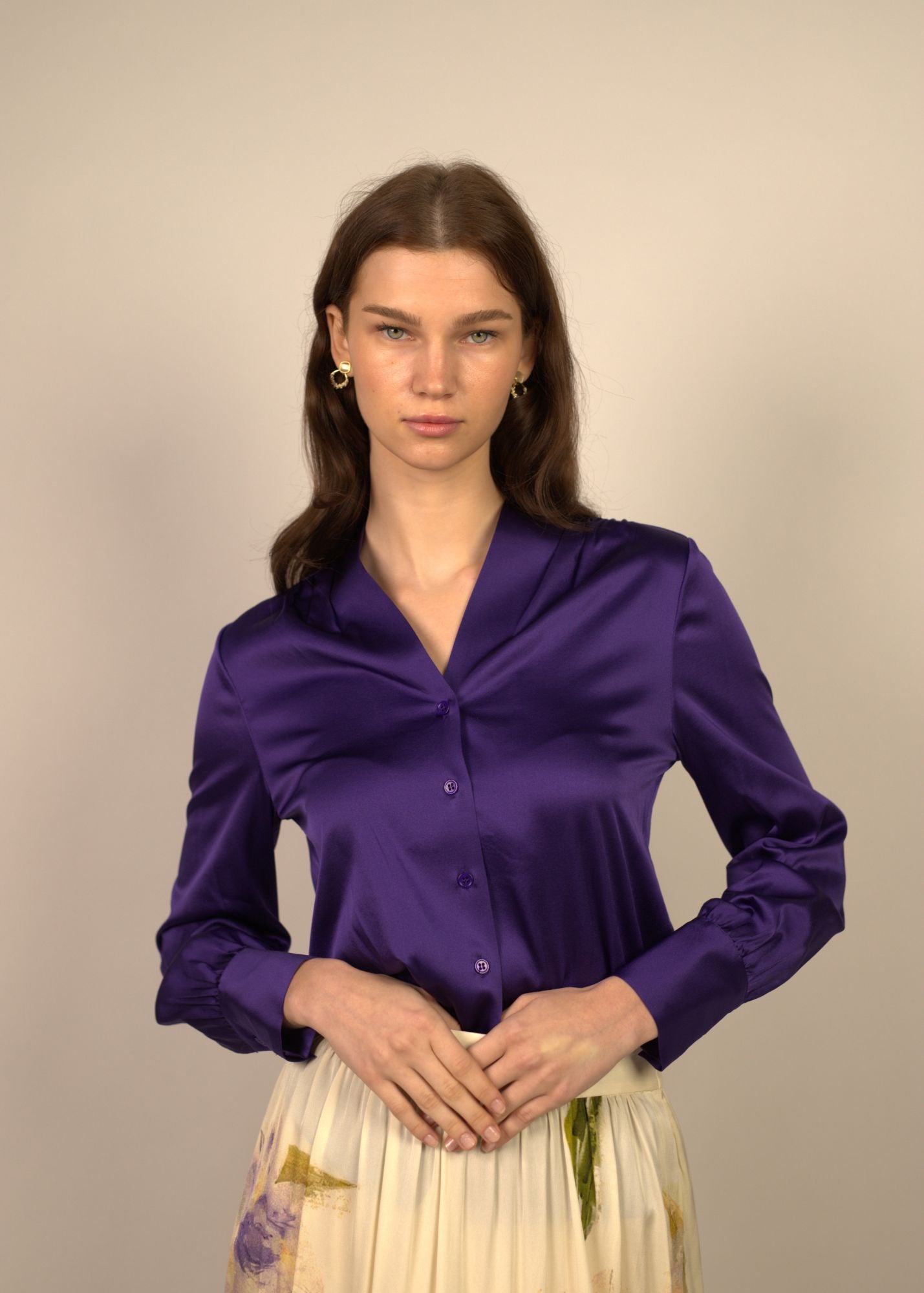 Ivana Silk Blouse