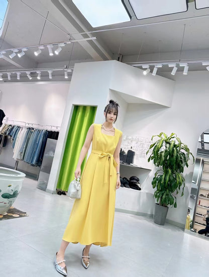 Marlee Front Pleated Maxi Dress