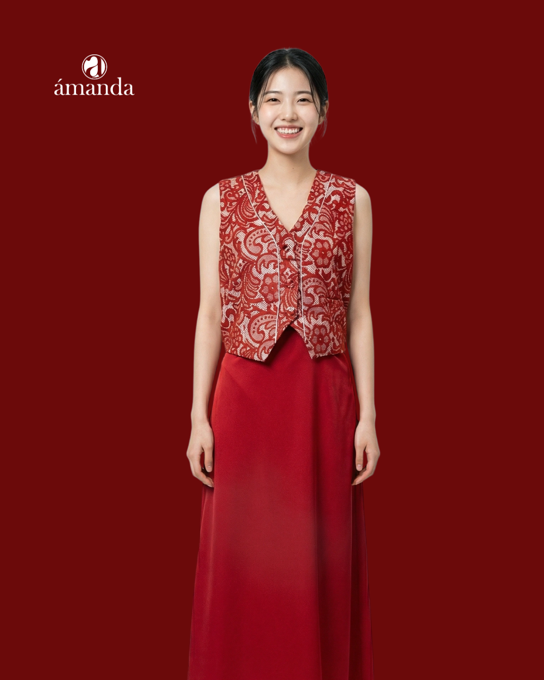 [Bespoke] Agathe Vest Set Dress