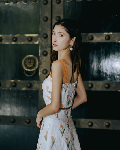 [Custom Made] Marlowe Crop Top Maxi Skirt Set