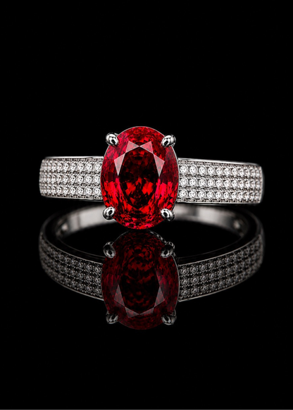 Eternal Scarlet Ruby Ring